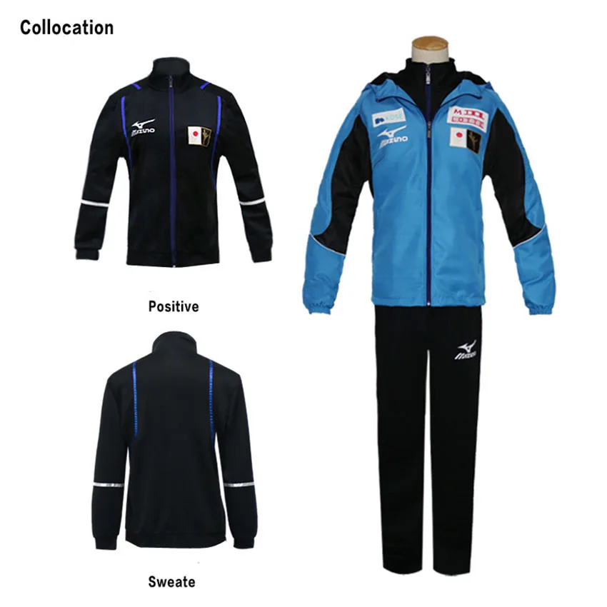Аниме Yuri on Ice Katsuki Jacket Plisetsky Косплей Карнавал Хэллоуин костюмы унисекс японский