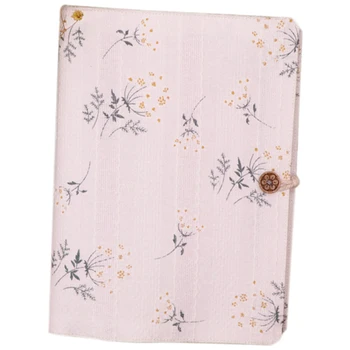

HOT-Bai Nanhua Cloth Hand Book Small Fresh Hand Book Creative Notepad A5 Hand Account Notes Loose-Leaf Book