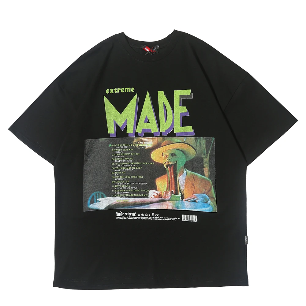 The Mask High Quality Anime Graphic Print O-Neck T Shirts Tee Tops Summer Men Hip Hop Half Sleeve Streetwear The Mask High Quality Anime Graphic Print O-Neck T Shirts Tee Tops Summer Men Hip Hop Half Sleeve Streetwear