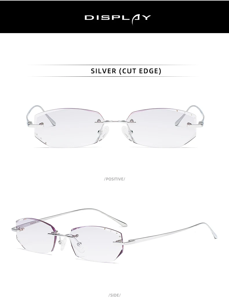 Zirosat 9037 Unisex Eyeglasses Pure Titanium Rimless