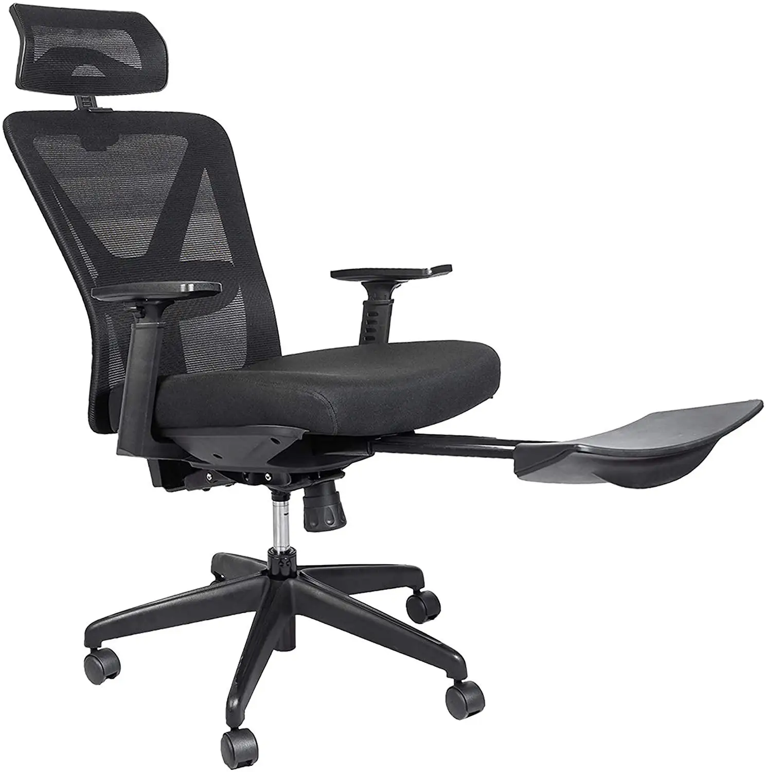 

Reclining Office Chair - 300 LB Capacity Ergonomic Computer Mesh Recliner - Executive Swivel Office Desk Chair - Task Chair