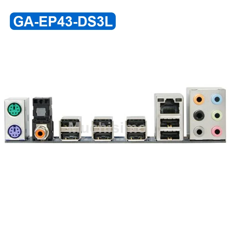 LGA 775 Gigabyte GA-EP43-DS3L рабочего Материнская плата EP43-DS3L P43 LGA 775 DDR2 16G SATA2 USB2.0 блок питания ATX EP43-DS3L материнская плата Тесты