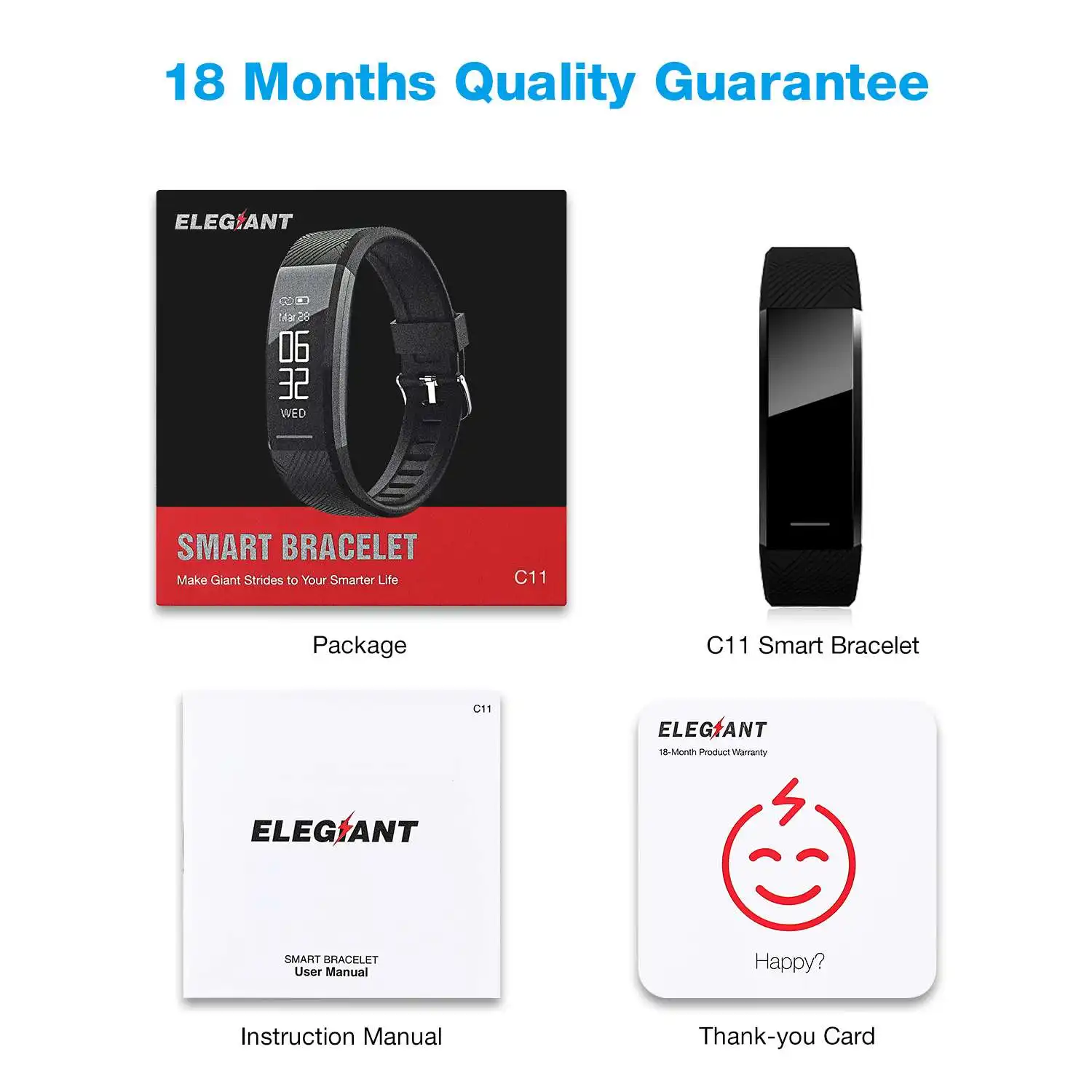 Mispend Dimensione relativa gene elegiant fitness tracker instructions