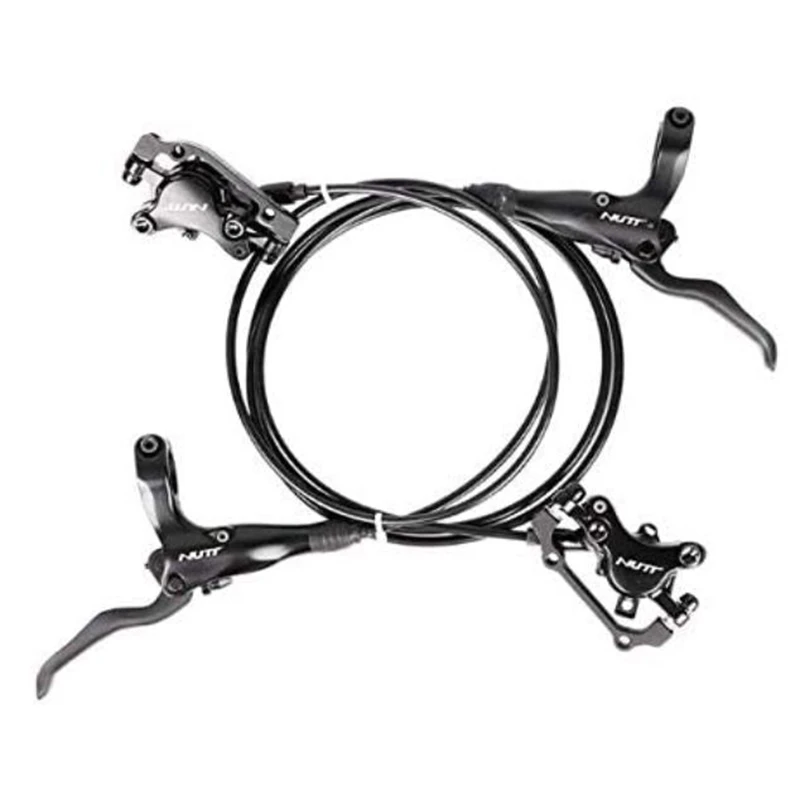 NUTT MTB Bike Hydraulic Oil Disc Brake Set Bike Oil Disc Brake Integrated Cylinder Double Piston