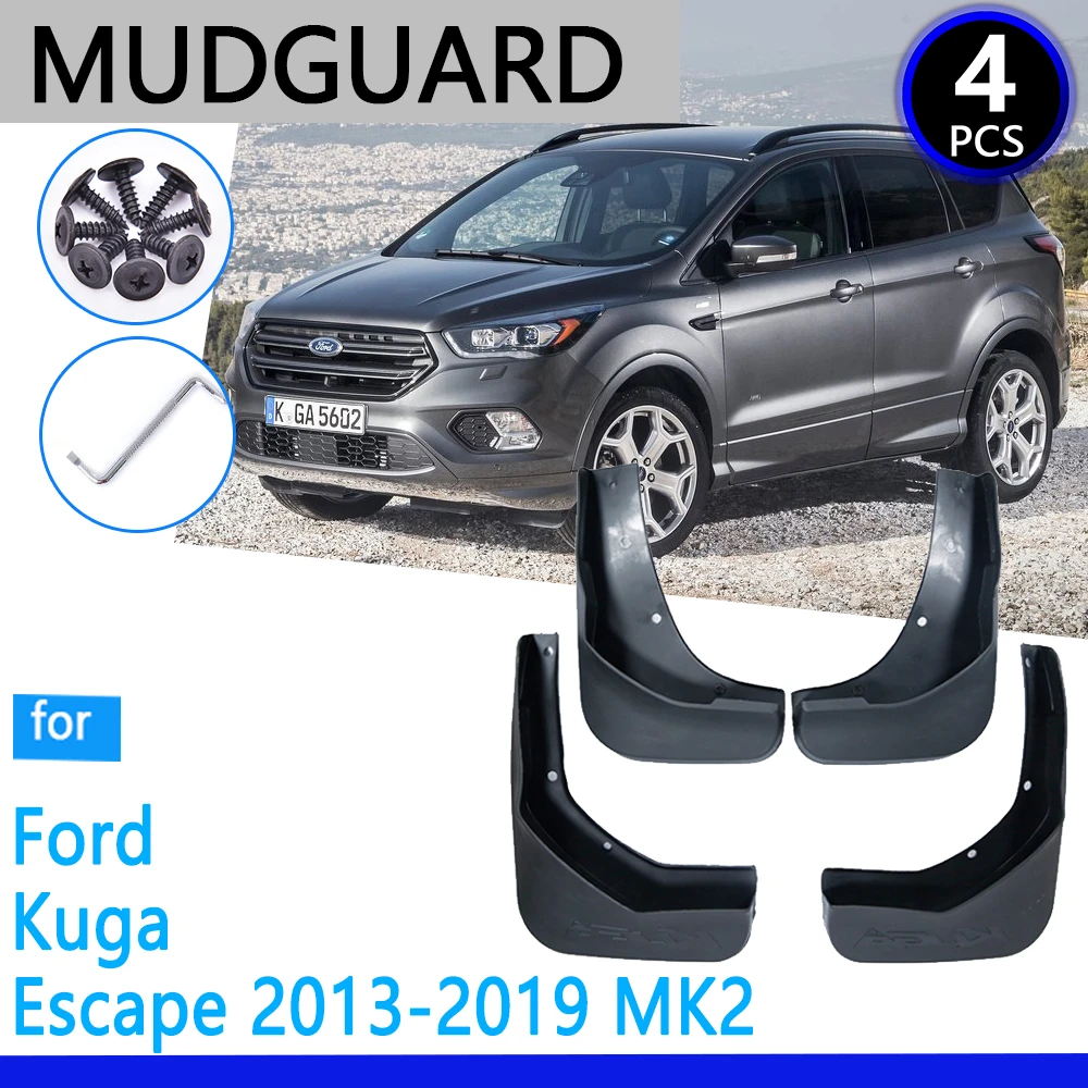 Guardabarros aptos para Kuga Escape 2013 ~ 2019 MK2 2014 2015 2016 2017 2018, accesorios de coche, piezas de repuesto de guardabarros|Guardabarros| - AliExpress