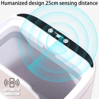

New 11/13L Automatic Sensor Dustbin Intell Sensor Trash Can Induction Waste Bin Eco-Friendly Dustbin Household Trash Home Waste