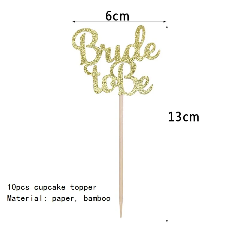 cupcake topper 10pcs Реквизит для свадебной фотосъемки, для команды невесты, чтобы быть любимой, реквизит для свадебного украшения, маски, Помолвочные принадлежности для вечеринки-девичника - Цвет: cupcake topper 10pcs