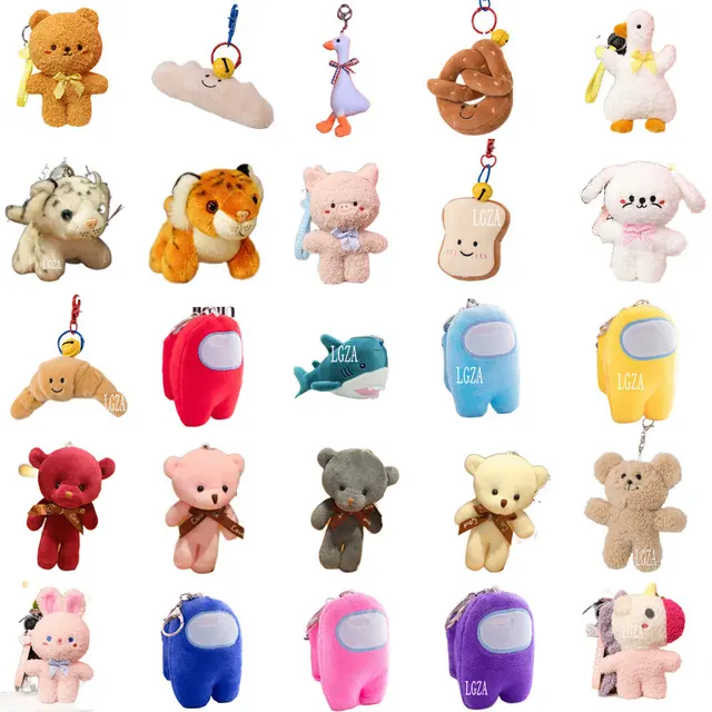 High-quality Pendants Wholesale Retail Multi-style Plush Toy Children Kid Girlfriends Christmas Gifts 1
