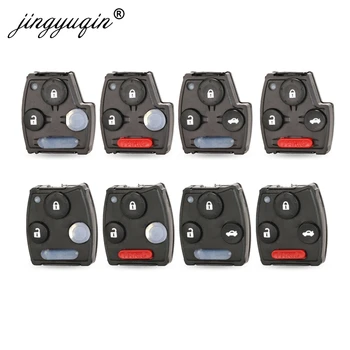 Jinyuqin Button Pad per Honda Accord Civic CRV Odysser Pilot Fit 2007-2013 Sostituire Pulsante Caso Fob Chiave interna