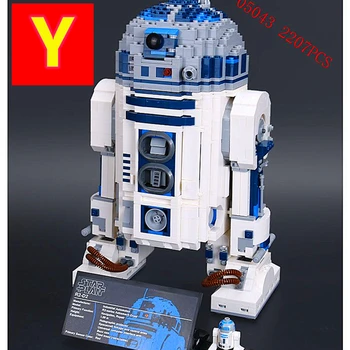 

Y 05043 Star Series R2-D2 Robots wars Iegoset 10225 75083 Assembly Building Block Toys Bricks Children's gifts