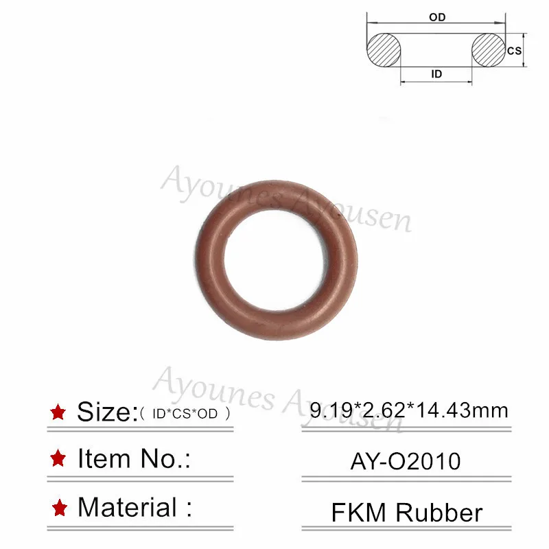 

Бесплатная доставка 100 шт Оптовая торговля для автомобиля chevrolet топливный инжектор резиновое уплотнение oring (AY-O2010)