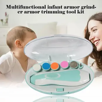 

Multifunctional Portable Baby Safety Armor Manicure Set New Electric Armor Children 360° All -Round Polishing Nail Polisher