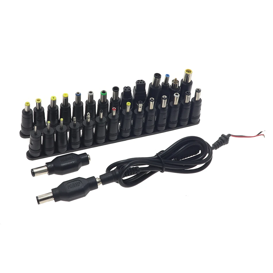 

28 шт./компл. Универсальное зарядное устройство постоянного тока 28 шт., 5,5x2,1 мм, разъем переменного и постоянного тока на адаптер питания 28 шт. для использования в ноутбуках, ноутбуках, высокое качество