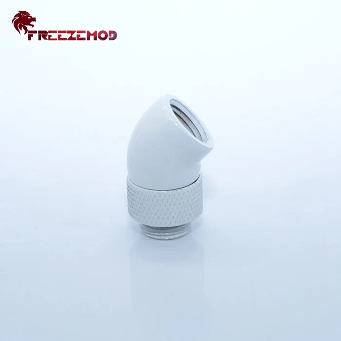 Латунный фитинг FREEZEMOD с резьбой G1/4 дюйма 45 градусов адаптер поворотным фитингом