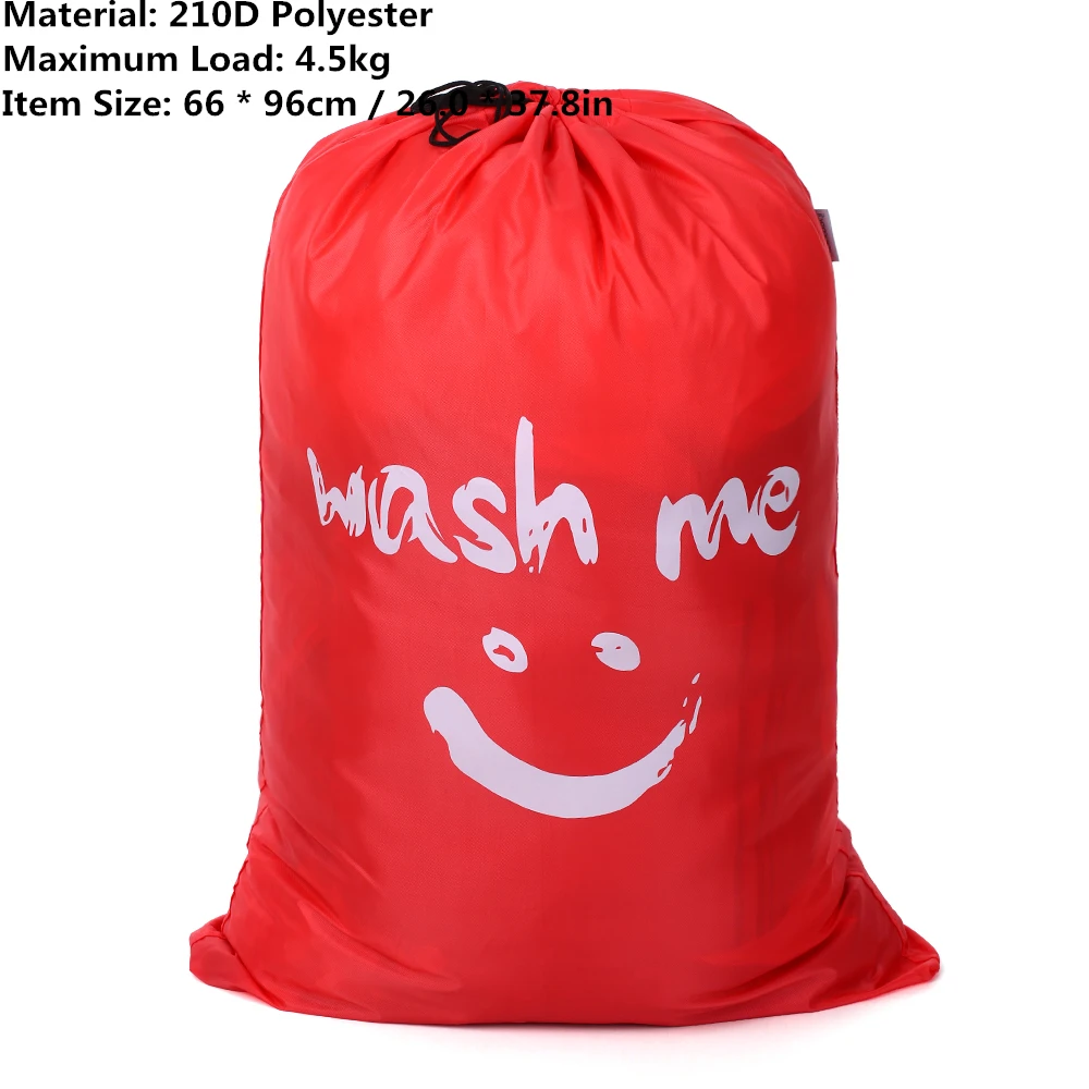 Портативный складной мешок для белья для дома Laundromat путешествия грязная одежда сумка для хранения с кулиской закрытия плечевой ремень - Цвет: H27672C