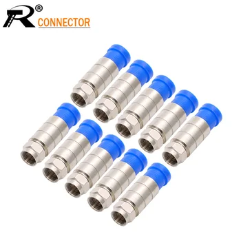 

R Connector HIGH QUALITY CORD COMPRESSION BAGS, WATERPROOF CONNECTOR RG6FF-TYPR PLUG, RF COAXIAL RG6 RG59 RG11 COAX ADAPTER