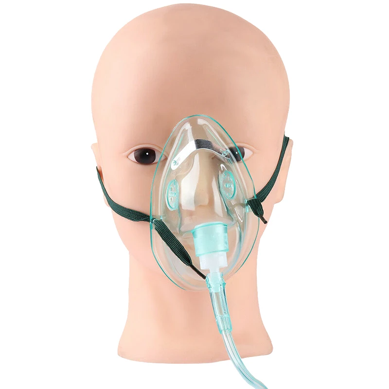 Disposable Face Shield Nebulizer Conduit Adult Oxygen Mask with Tube