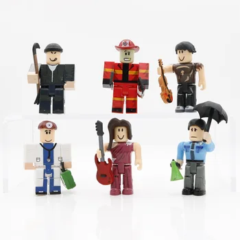 

6Pcs/Set 7cm Virtual Reality Robloxly Action Figure Toy Funny Building Blocks Anime Model Assembling Blocks Collectibles Boy Toy