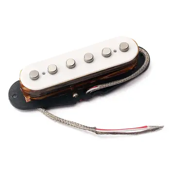 

Hand Wound 6 Strings Copper Alnico 5 rock Pickups Single coil Pickup for Fender Stratocaster Electric Guitars rock Pickups Hand