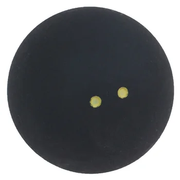 

Tool Two Yellow Dots Rubber Round Squash Ball Low Speed Training Durable Small Elasticity Competition Professional Player Sports
