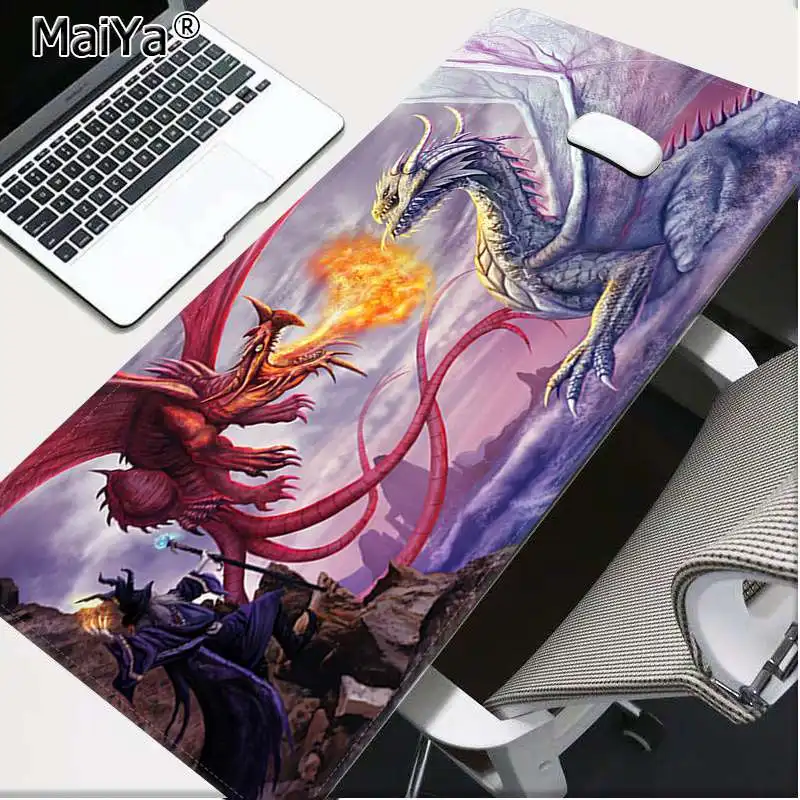 MaiYa уникальный Настольный коврик с принтом Merlin Spitfire Dragon, игровой коврик для мыши размером 300*6000*2 мм и 400*900*2 мм, игровой коврик для мыши
