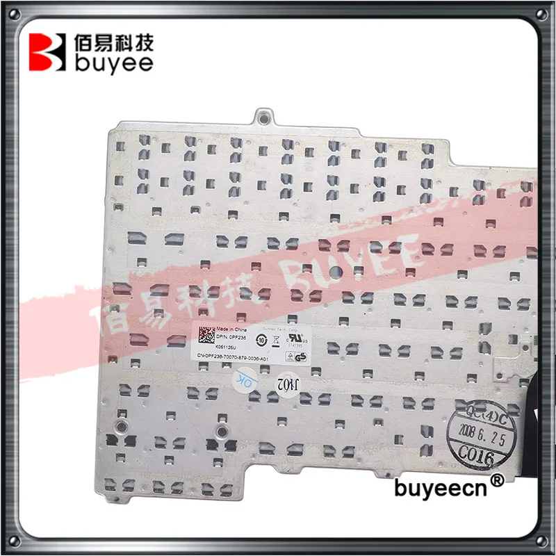 拆机黑色 For Dell Latitude D520 D520N D530 PP17L PP19L US键盘 (14)