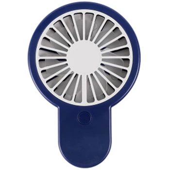 

Hold Small Fan Small-Sized Mini USB Can Charge with One Portable Hand Hold Small Electric Fan Hand Take Fans-Blue