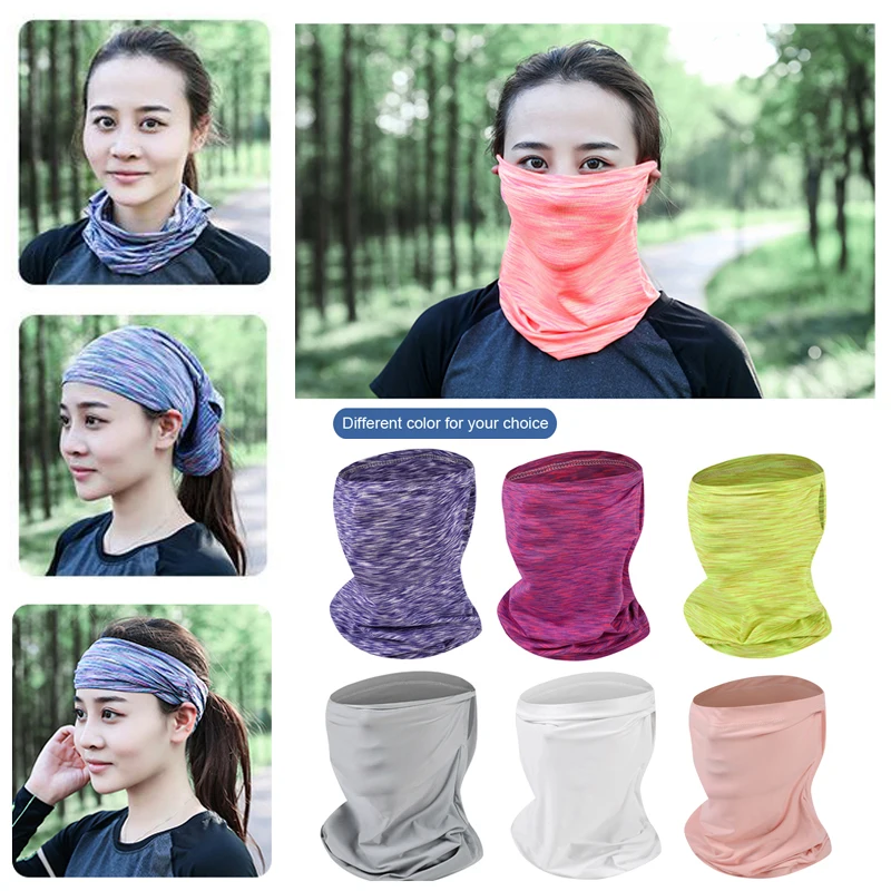 Женская защита шеи тонкая Сумочка Бандана головная маска уникальный и свежий