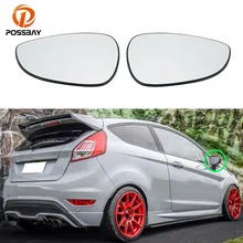 

1 Pair Car Side Heated Rear View Wing Mirror Glass Left/Right Clear Rearview for Ford Fiesta MK7 2008-2017 Auto Exterior Parts