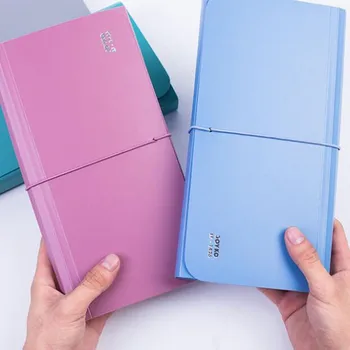 

13 into A6 plastic folder PP ticket organ pack bag organ ID Holders card book 5 colors business clip ollection Card Stocks