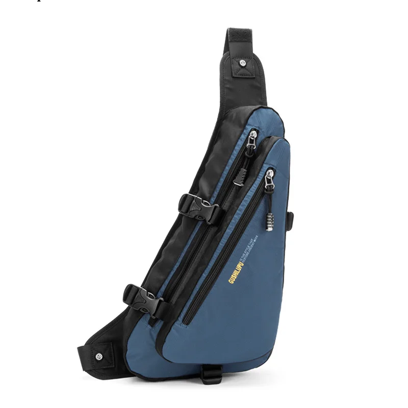 Новинка, многофункциональные мужские модные сумки-мессенджеры, водонепроницаемые, ткань Оксфорд, повседневные, через плечо, для путешествий, набор инструментов - Цвет: Blue