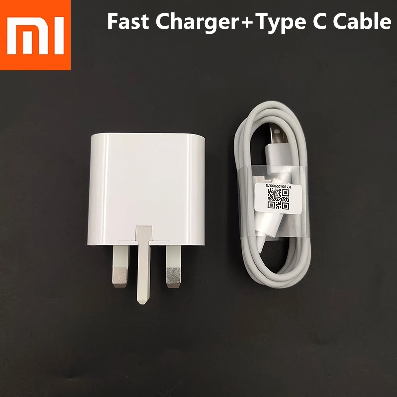 Xiao mi быстрое зарядное устройство QC 3,0 зарядное устройство адаптер питания Usb type C кабель для mi 8 9 Pro a2 a1 9t k20 pro Red mi note 7 8 mi x 2 3