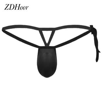 

Mens Erotic Low Rise Push Up Padded U Shape Sponge Bulge Pouch Underwear T-back G-string Briefs Thongs For Sport Daily Wear