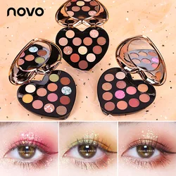 Heart Shimmer Eyeshadow Palette Shiny Eyeshadows Pallet Glitter Matte Bronzer Female Cosmetics Bright Cute Eye Make Up Pigment