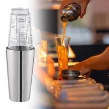 Шейкер для коктейлей портативный микс измерительный из нержавеющей стали вина дома аксессуары барный инструмент вечерние инструменты для кухни питьевой