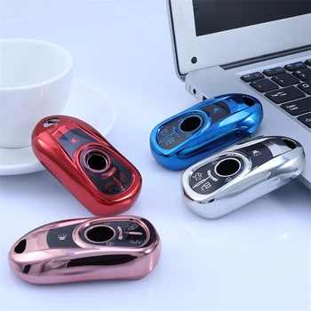 

For OPEL Astra Buick ENCORE ENVISION NEW LACROSSE Car Styling Full Cover ShellAccessories High quality New Soft TPU Car Key Case