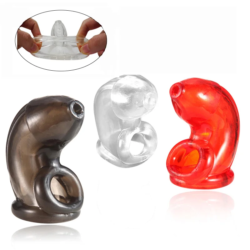 Новая мягкая силиконовая клетка для петуха предотвращает эрекцию целомудрия