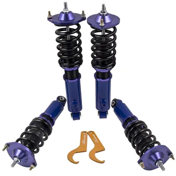 

Suspension Coilover Kit For Mazda Miata Roadster MX-5 MX5 NA MK1 1989-2005 Adj. Height Coilover Kits Blue Front Rear Top Mount
