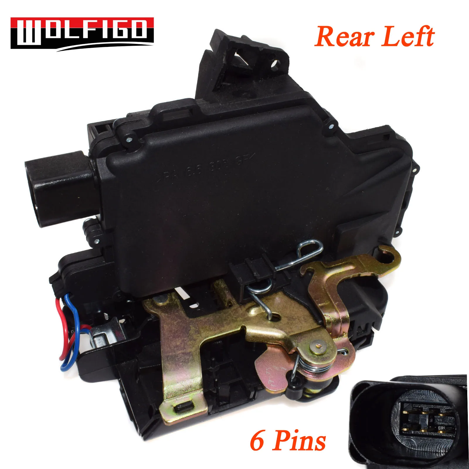 Дверной замок WOLFIGO приводы защелки для Passat B5 Golf MK4 3B1837015A 3B1837016A 3B4839015A 3B4839016A|Замки и