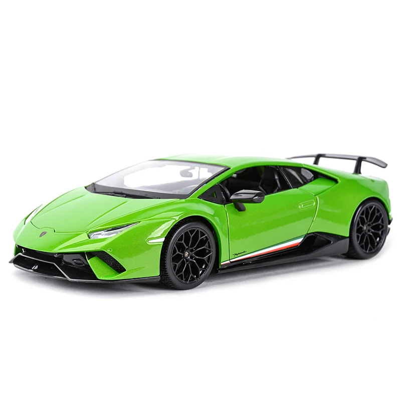 

Maisto 1:18 Hurricane Performmante LP610-4 Green Sports Car Static Simulation Diecast Alloy Model Car