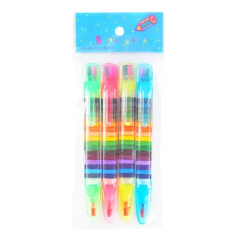 

NEW 1 packs/4PCS 20color Graffiti crayon Children's drawing toys Out painting artifact Kids Coloring brush Oil painting stick