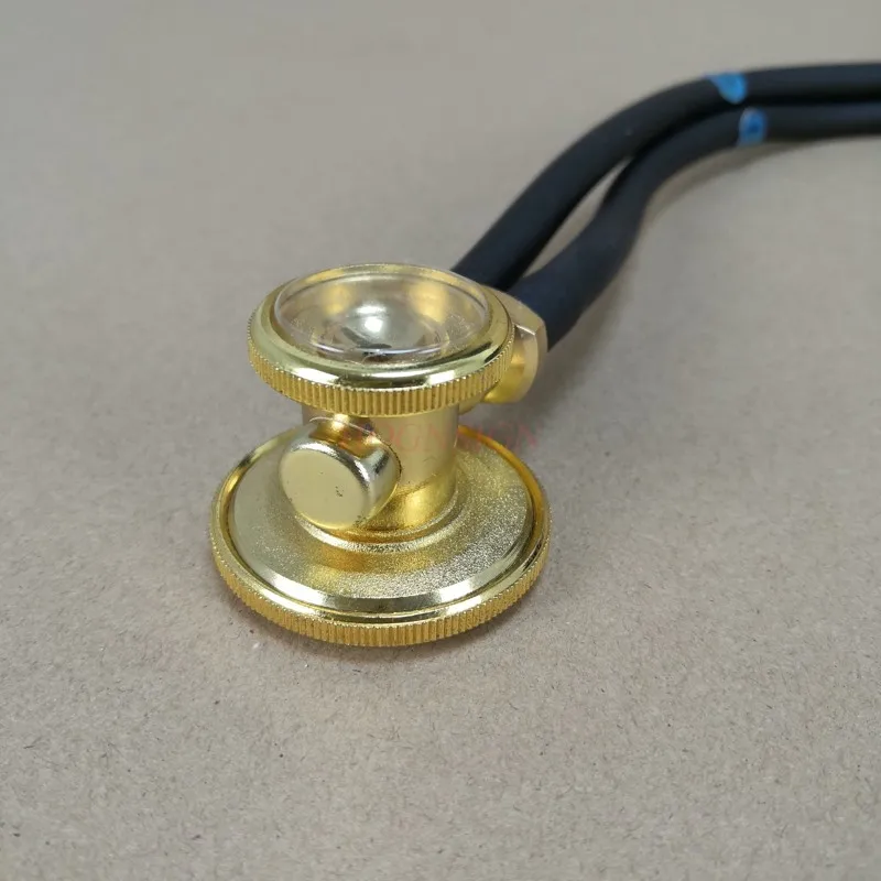 stethoscope cardiology Portable storage box Golden Stethoscope double-sided stethoscope pediatric double-sided