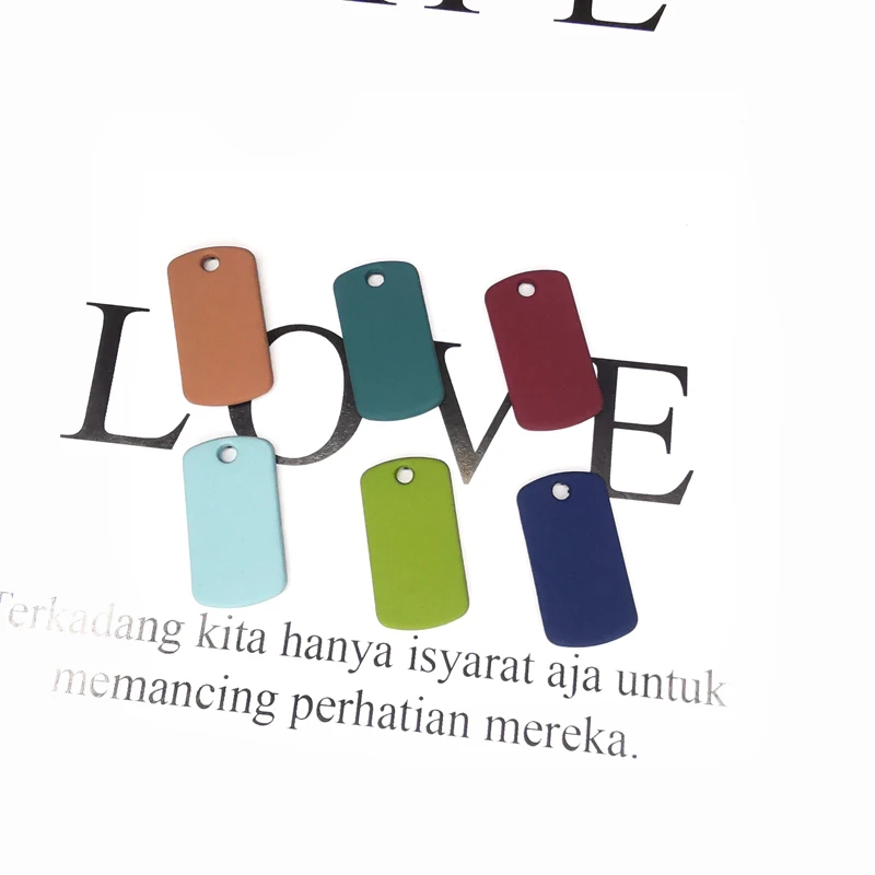 

Solid Color Rectangular Alloy Spray Rubber Paint Single Hole Pendant Earrings Accessories Jewelry Findings Earring Findings 8pcs