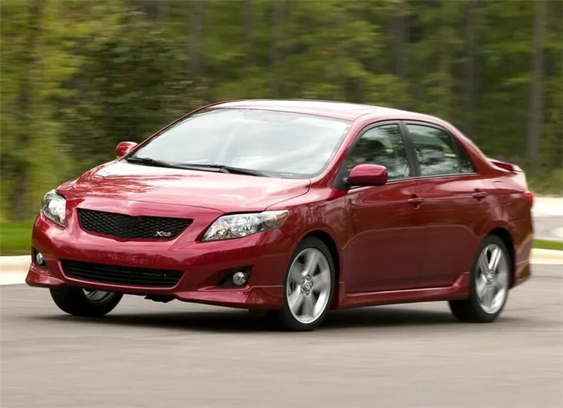 Для автомобиля Toyota Corolla передний бампер сплиттер губы пара передний бампер диффузор протектор 2006 2008 09 10 комплект кузова передний спойлер