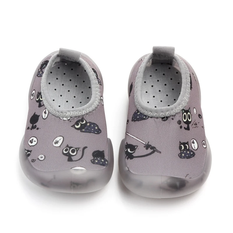 Детские домашние носки-тапочки детская обувь для младенцев толстые теплые носки с рисунками животных Детские Подарочные кожаные носки