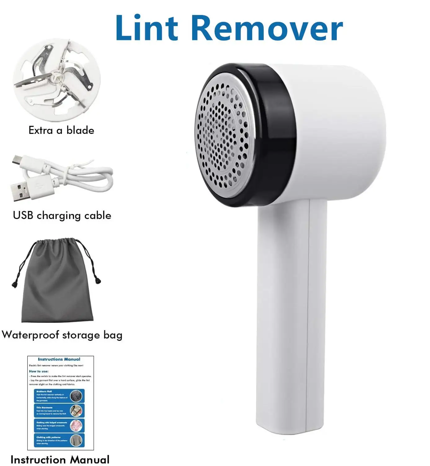 Wireless Lint Remover USB charging Electric Fuzz Shavers Clothes Sweater Fabric Shaver Pill Remover Pellet Cleaning Cut Machines
