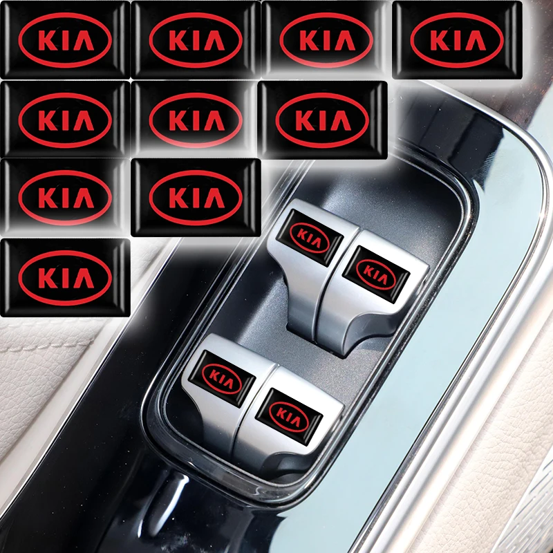 Эпоксидная 3D наклейка на автомобиль флаги эмблема украшение для KIA Cerato Sportage R K2 K3 K5