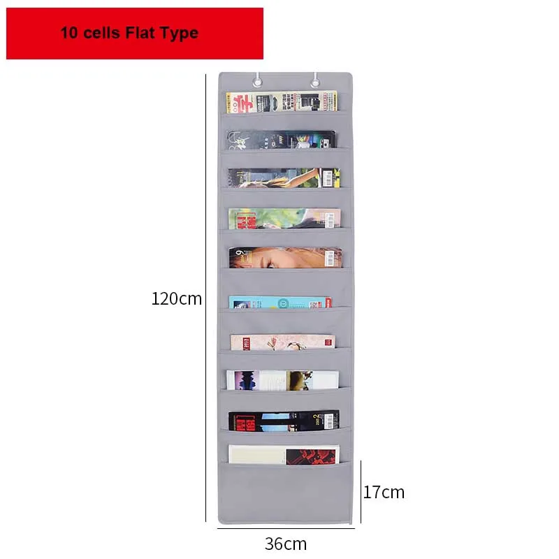 Висячие мешки для хранения на стенах, много ячеек, Холщовый складной карман на дверь, стол, Висячие книги, стационарные сумки-органайзеры - Цвет: 12