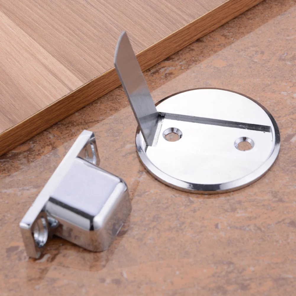 Магнитное всасывание ветрозащитная мебель для дома анти столкновения двери стоп держатель аппаратные средства напольное крепление не пробивая нержавеющая сталь