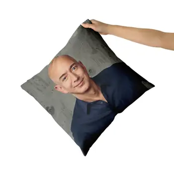 

Jeff Bezos Cotton Canvas custom pillow custom covers Throw Pillow Pillow Covers Sofa Pillow